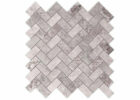 Tundra Grey Mosaic–herringbone