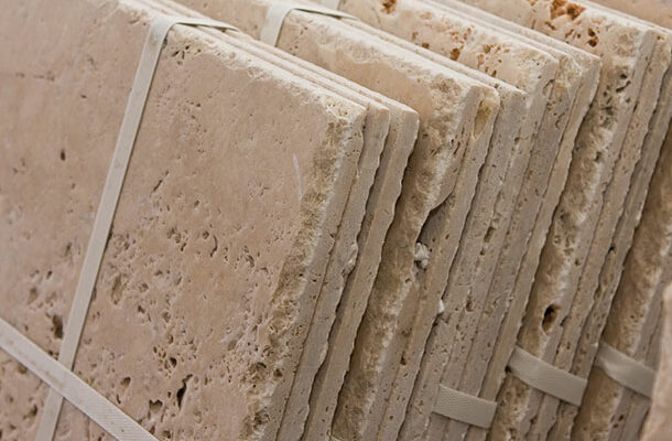 Classic Travertine Natural Paver 12mm Nufilled Cross Cut Atlas Tile Stone