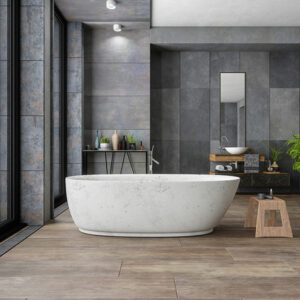 Modern Bathroom Stone Wall Tile Porcelain Tile Floor Interior Design Atlas Tile And Stone 11